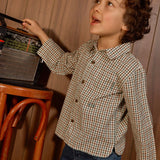 Chemise paf - Mini check sunday van BONTON | Kids Conceptstore Le Fanfare
