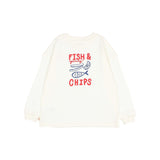 Chips t-shirt - Off white van Búho | Kids Conceptstore Le Fanfare