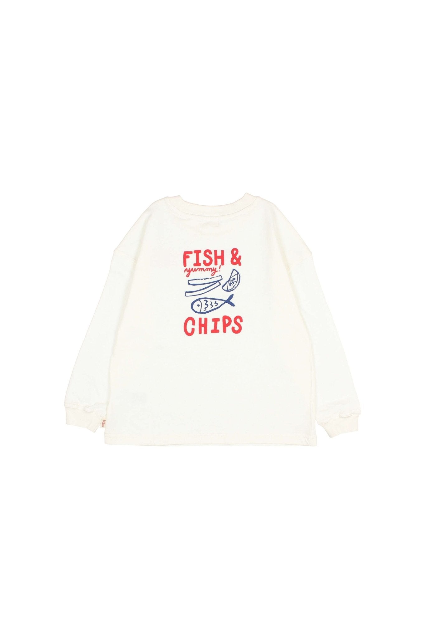 Chips t-shirt - Off white van Búho | Kids Conceptstore Le Fanfare