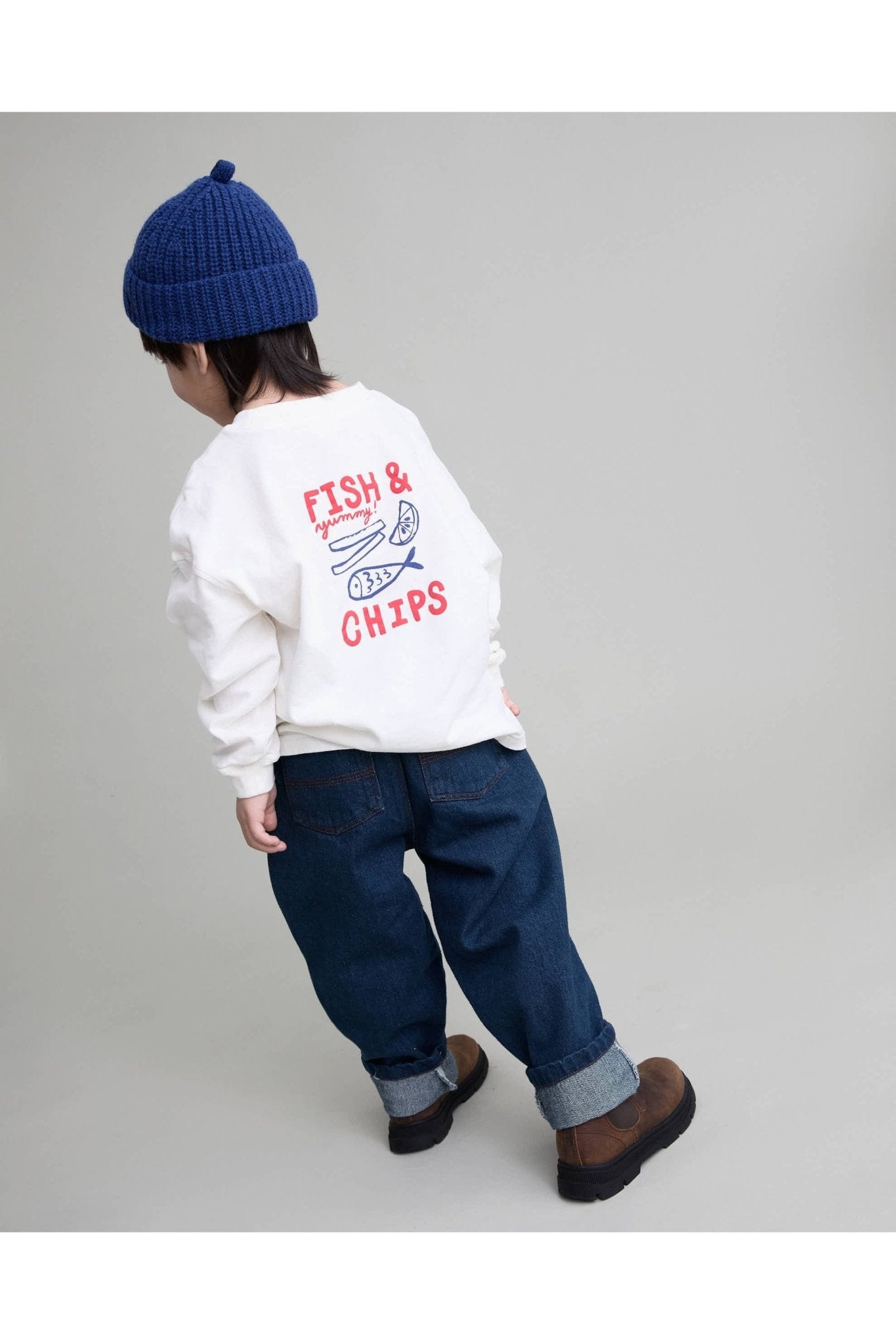 Chips t-shirt - Off white van Búho | Kids Conceptstore Le Fanfare