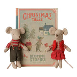 Christmas twin mice, Little sister and brother in book van Maileg | Kids Conceptstore Le Fanfare