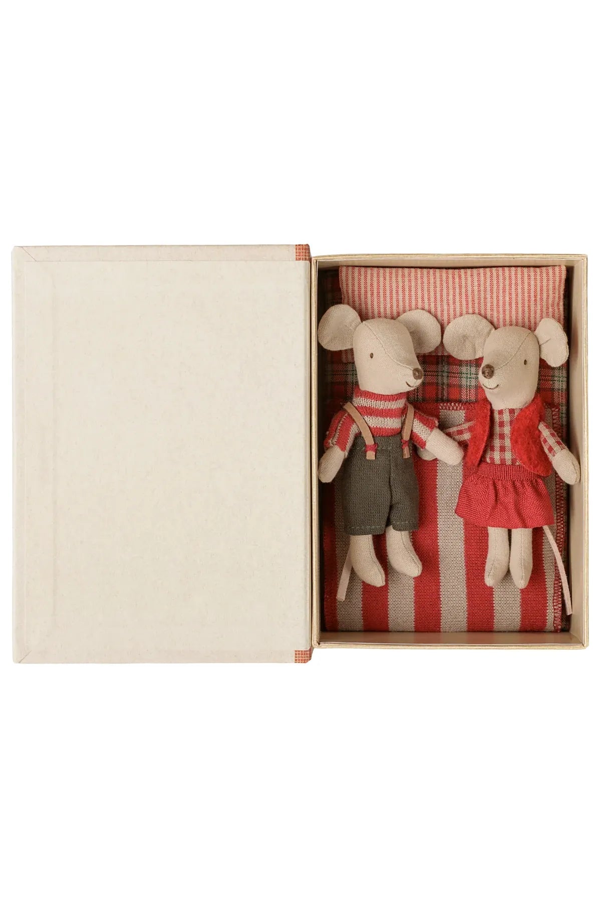 Christmas twin mice, Little sister and brother in book van Maileg | Kids Conceptstore Le Fanfare