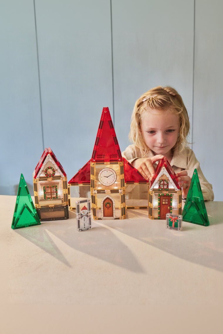 Christmas Village Advent Calendar | 46 pieces van Cleverclixx | Kids Conceptstore Le Fanfare