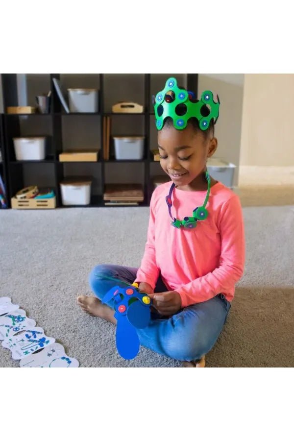 Clixo | Crew Pack - Blue/Green (30 pcs) van Clixo | Kids Conceptstore Le Fanfare
