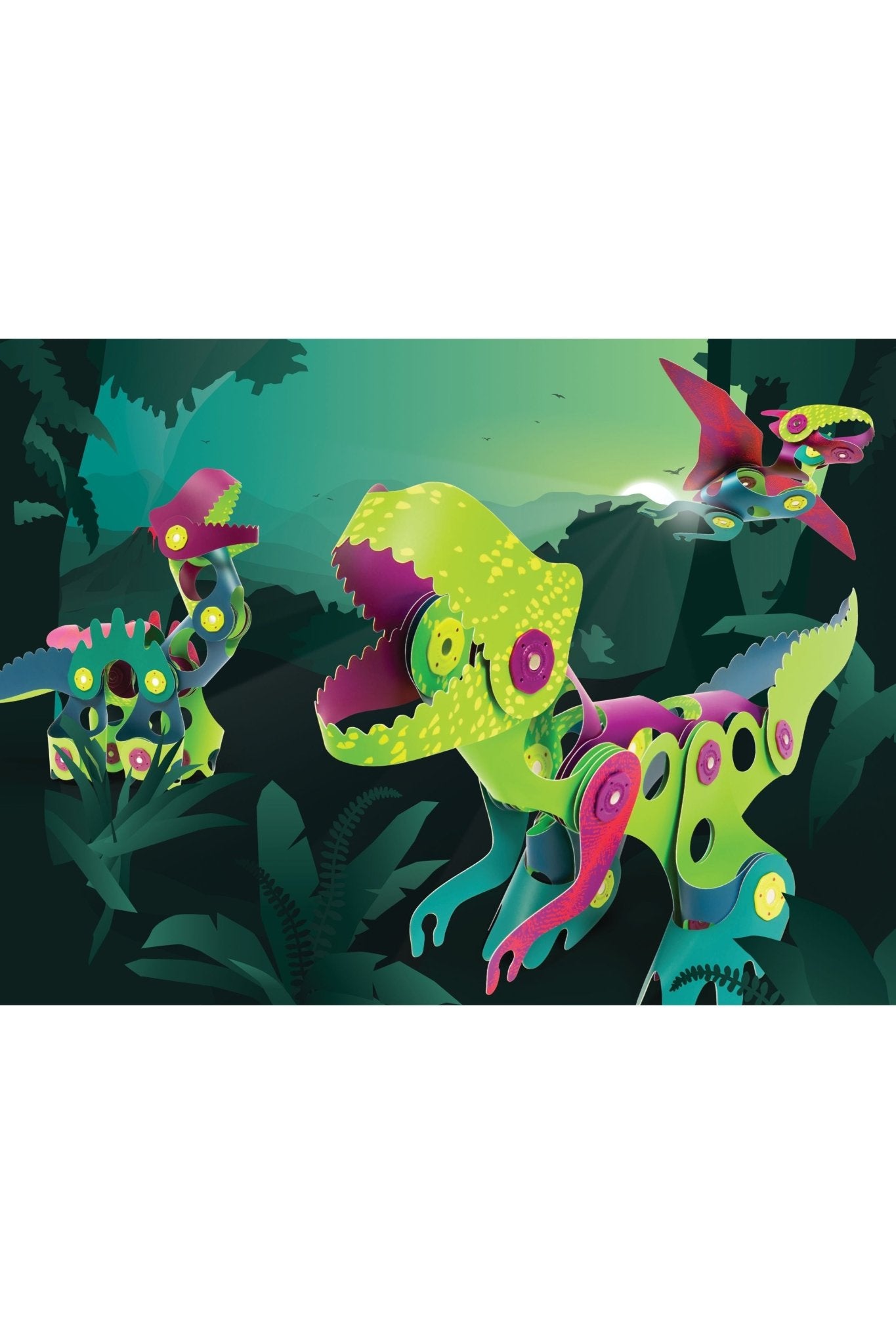 Clixo | Dino Discovery Pack (22 pcs) van Clixo | Kids Conceptstore Le Fanfare
