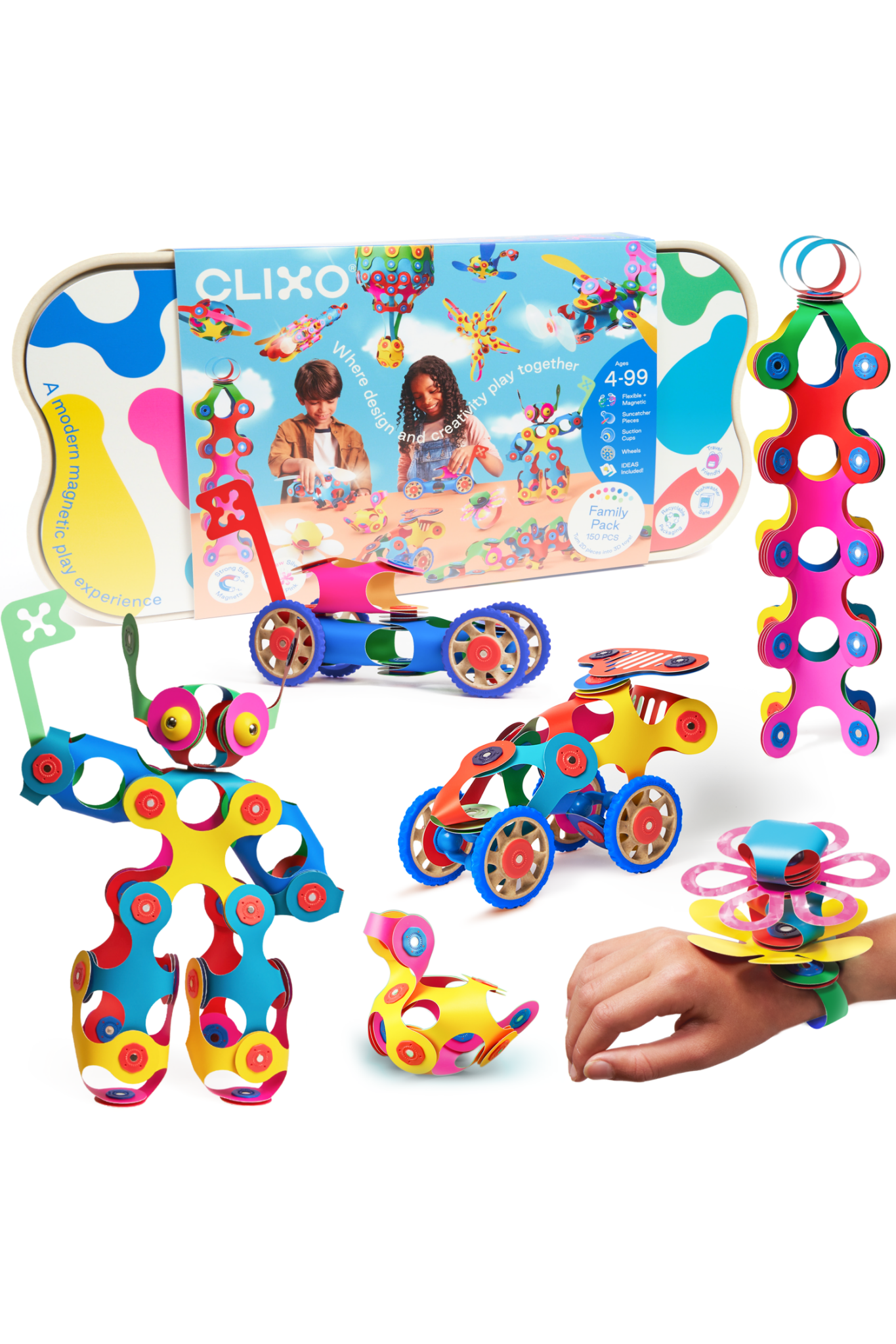 Clixo | Family Pack (150 pcs) van Clixo | Kids Conceptstore Le Fanfare