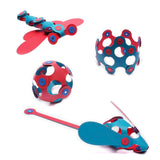 Clixo | Itsy Pack - Flamingo/Turquoise (18 pcs) van Clixo | Kids Conceptstore Le Fanfare
