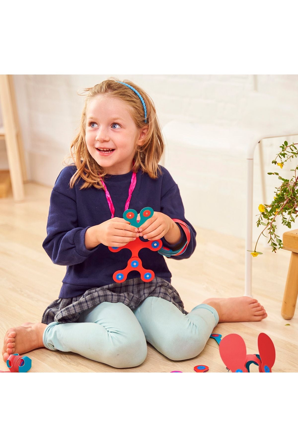 Clixo | Itsy Pack - Flamingo/Turquoise (18 pcs) van Clixo | Kids Conceptstore Le Fanfare