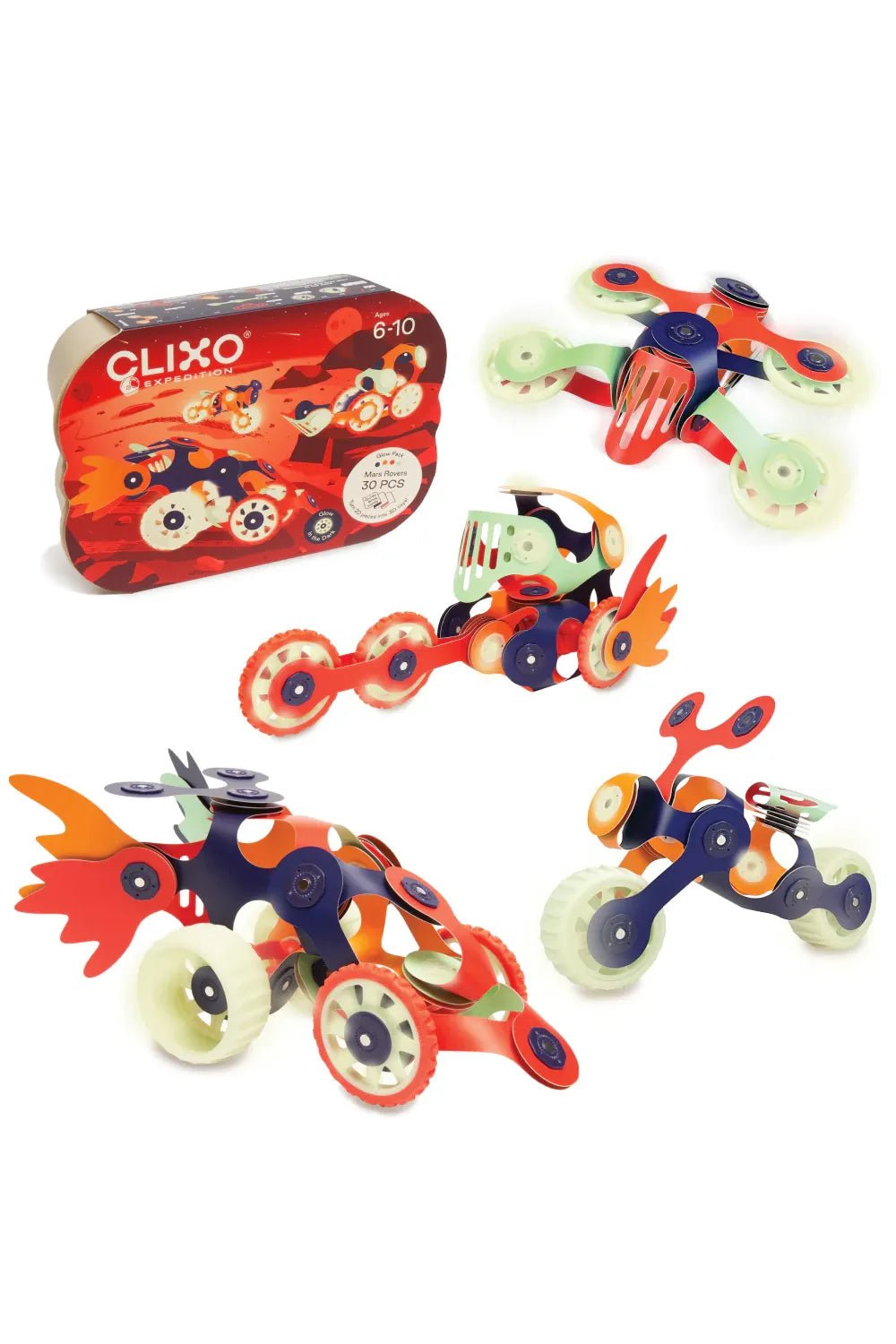 Clixo | Mars Rovers pack (30 pcs) van Clixo | Kids Conceptstore Le Fanfare