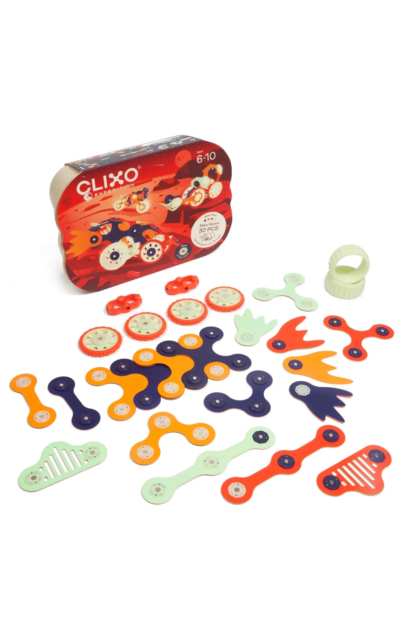 Clixo | Mars Rovers pack (30 pcs) van Clixo | Kids Conceptstore Le Fanfare