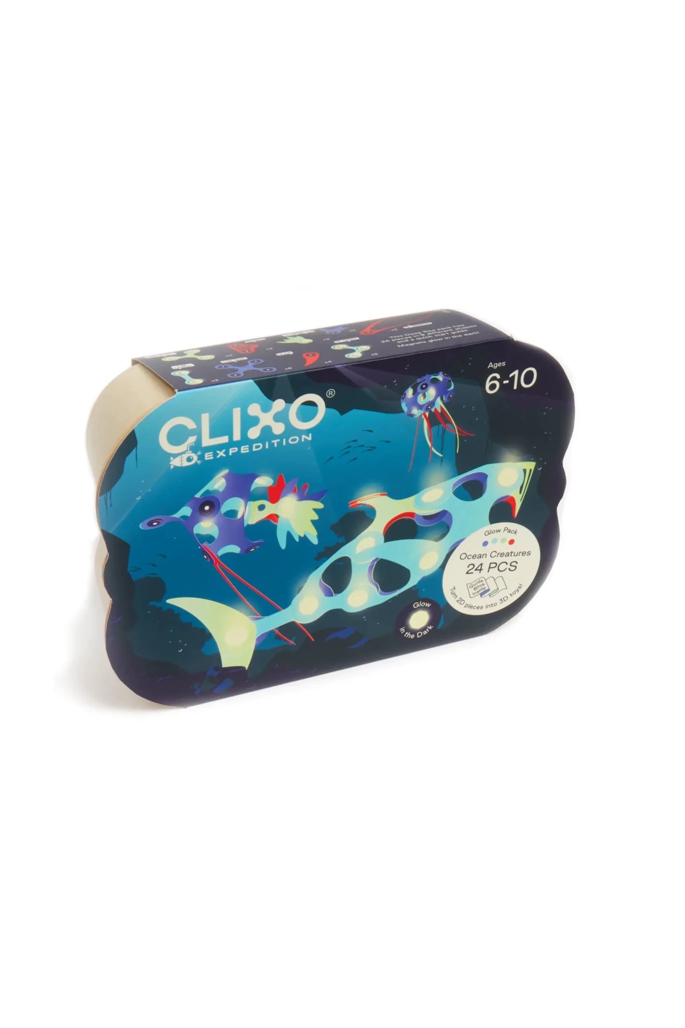 Clixo | Ocean Creatures (24 pcs) van Clixo | Kids Conceptstore Le Fanfare