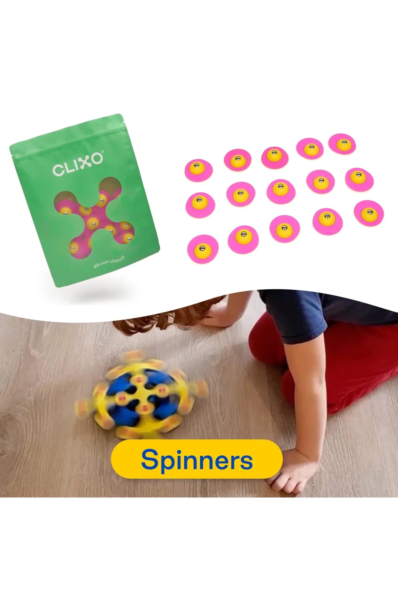 Clixo | Spinner Accessories (15 pcs) van Clixo | Kids Conceptstore Le Fanfare