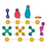 Clixo | Super Rainbow Pack (60 pcs) van Clixo | Kids Conceptstore Le Fanfare