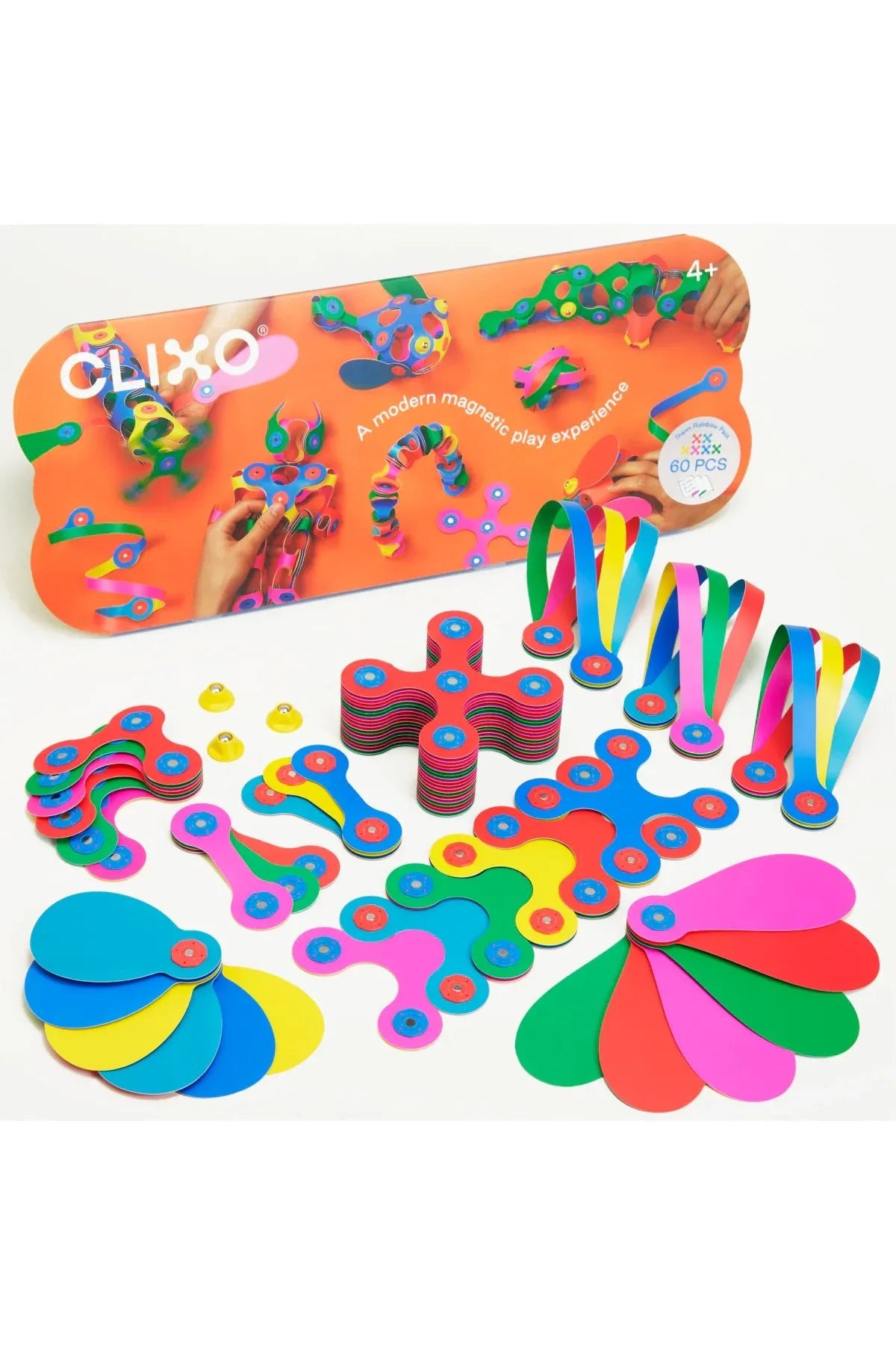 Clixo | Super Rainbow Pack (60 pcs) van Clixo | Kids Conceptstore Le Fanfare