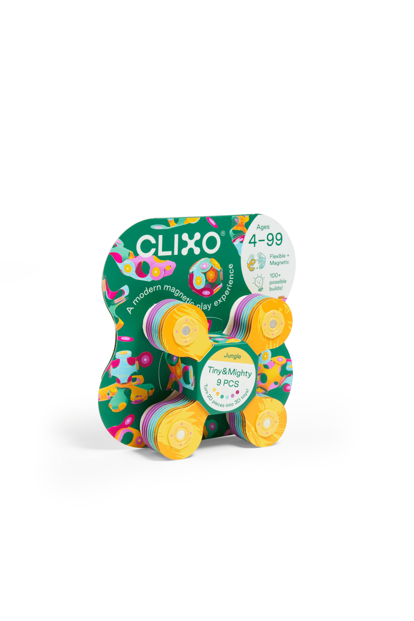 Clixo | Tiny & Mighty - Jungle (9 pcs) van Clixo | Kids Conceptstore Le Fanfare