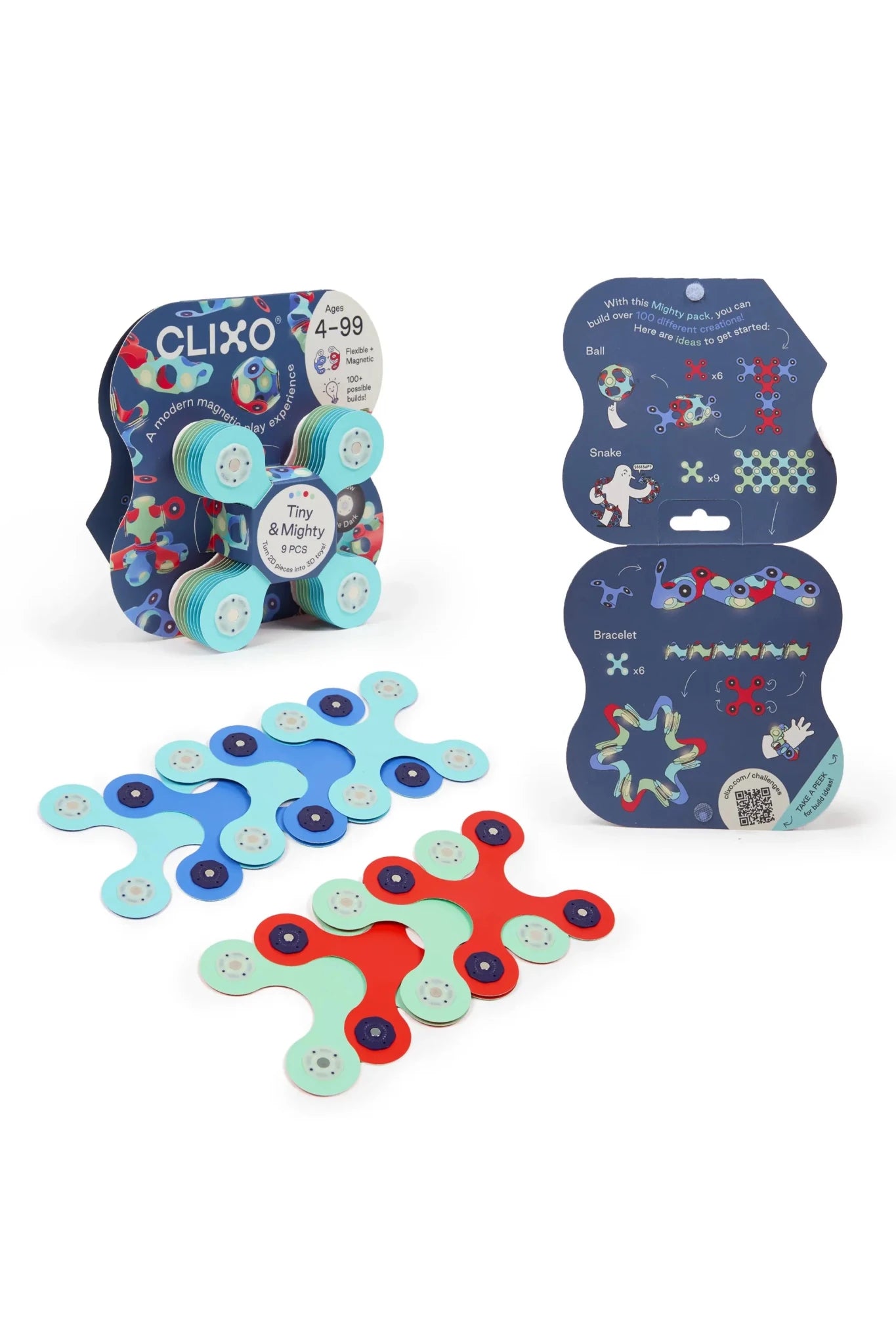 Clixo | Tiny & Mighty - Marine (9 pcs) van Clixo | Kids Conceptstore Le Fanfare