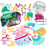 Clixo | Tropical Birds (24 pcs) van Clixo | Kids Conceptstore Le Fanfare