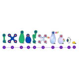 Clixo | Window Pack (24 pcs) van Clixo | Kids Conceptstore Le Fanfare