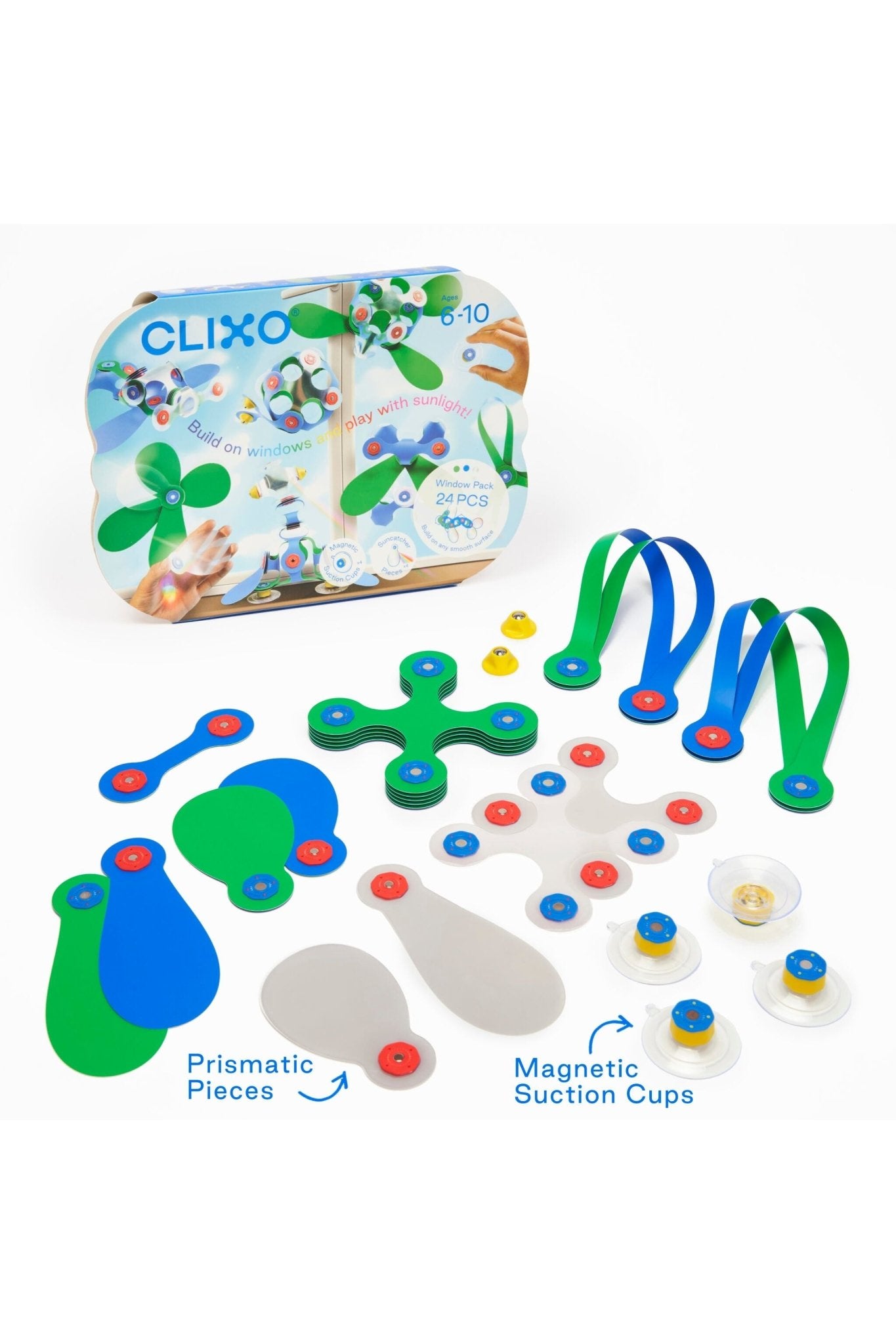 Clixo | Window Pack (24 pcs) van Clixo | Kids Conceptstore Le Fanfare