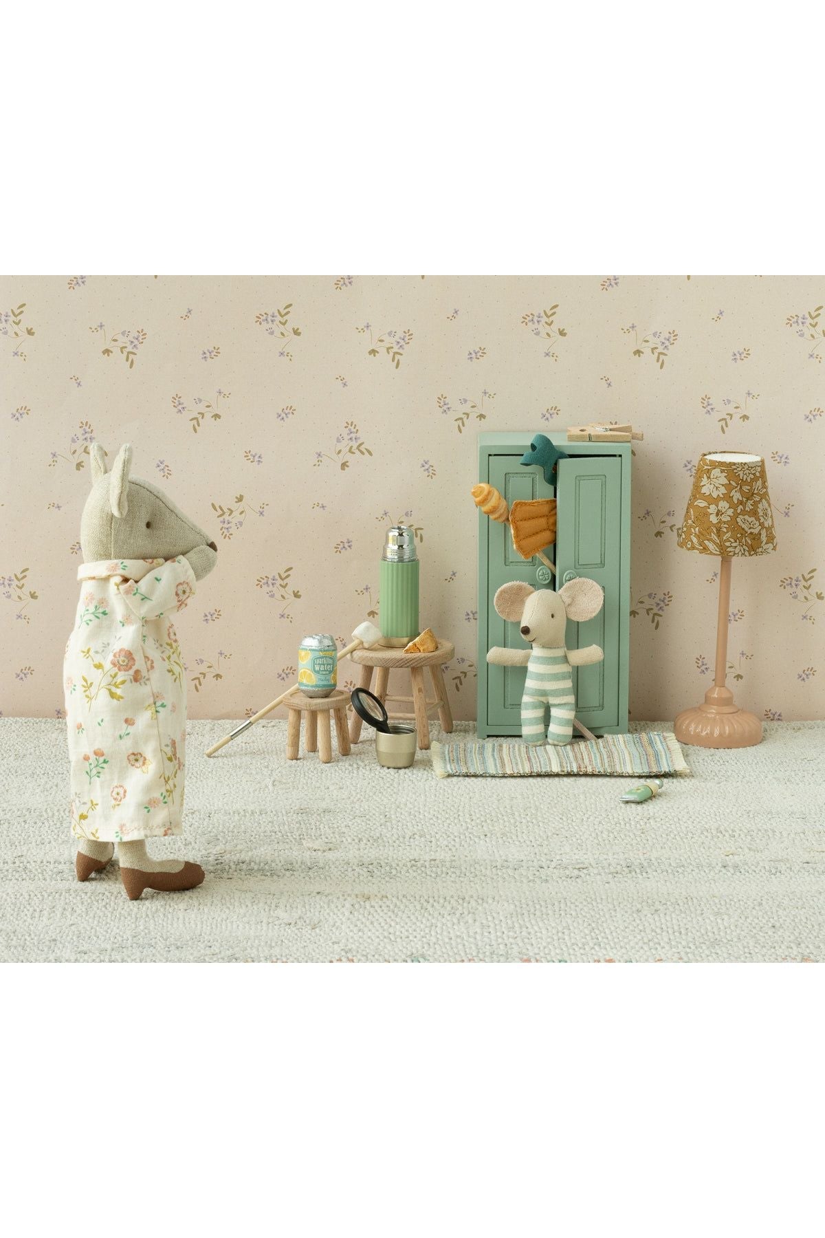 Closet, Mouse - Soft Blue van Maileg | Kids Conceptstore Le Fanfare