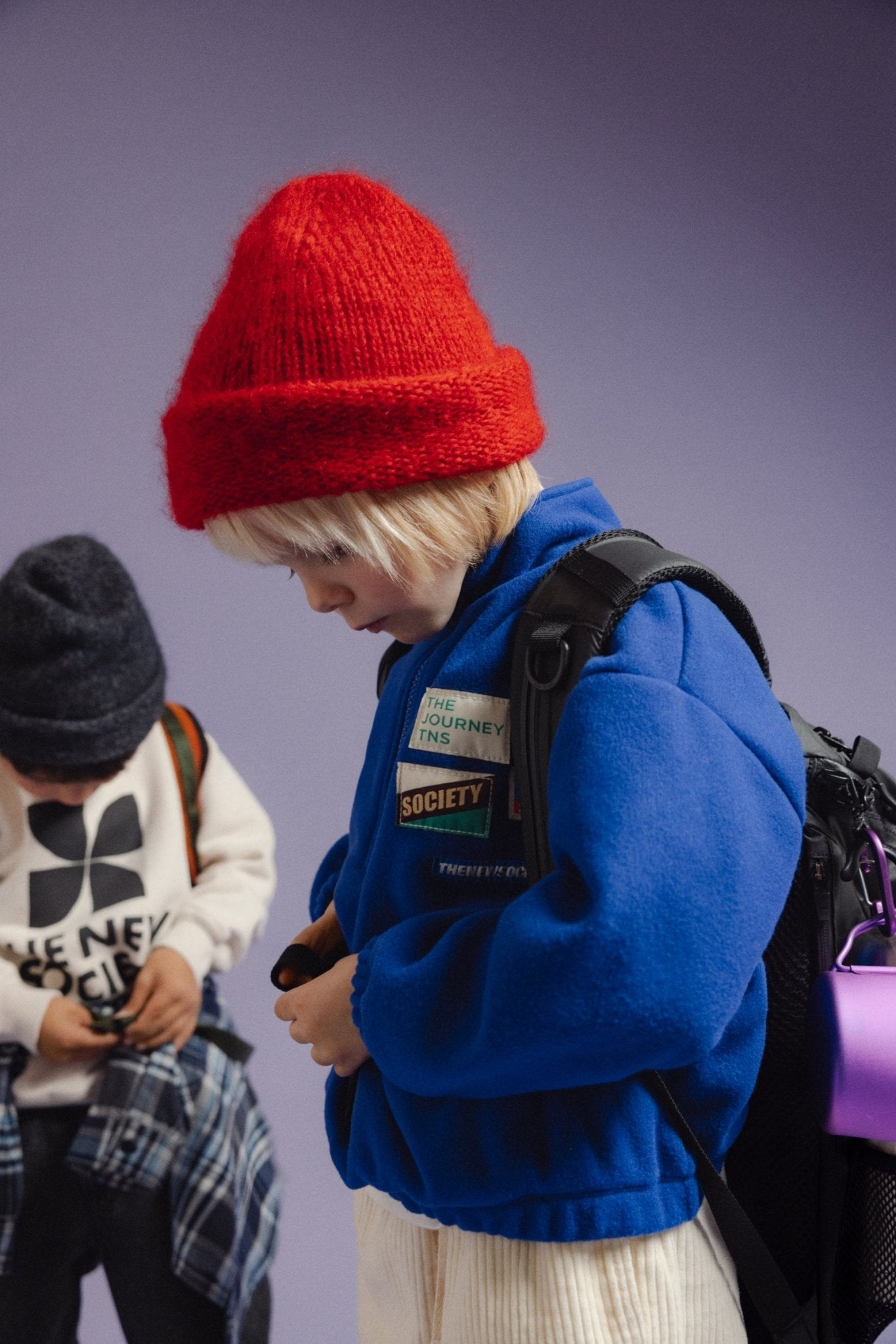 Cloudy Fleece Sweatshirt Dazzling Blue van The New Society | Kids Conceptstore Le Fanfare