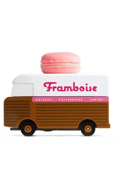 CLT Candycar - Framboise Macaron Van van Candylab Toys | Kids Conceptstore Le Fanfare