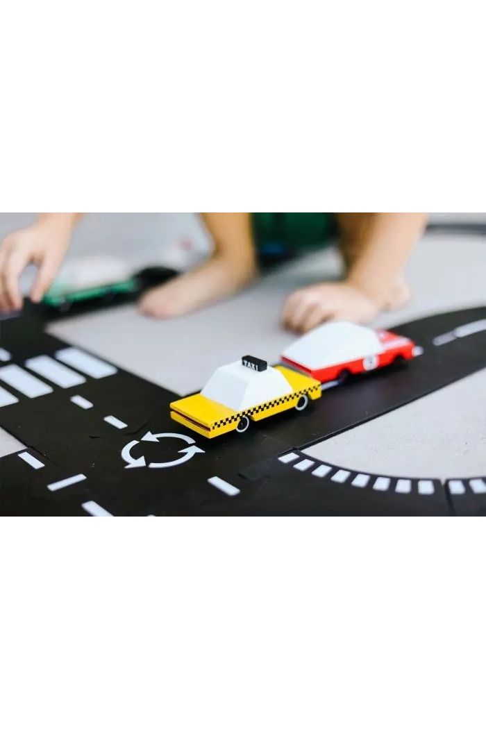 CLT Candycar - Yellow Taxi van Candylab Toys | Kids Conceptstore Le Fanfare