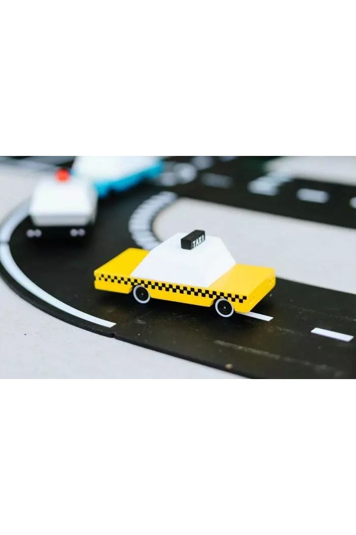 CLT Candycar - Yellow Taxi van Candylab Toys | Kids Conceptstore Le Fanfare