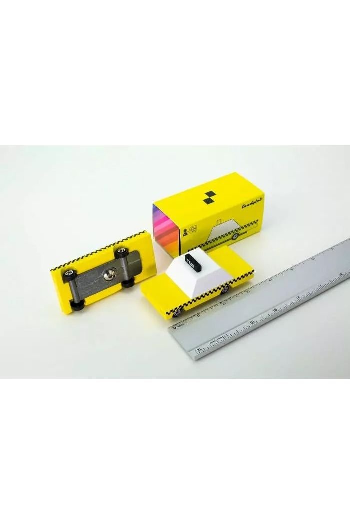 CLT Candycar - Yellow Taxi van Candylab Toys | Kids Conceptstore Le Fanfare