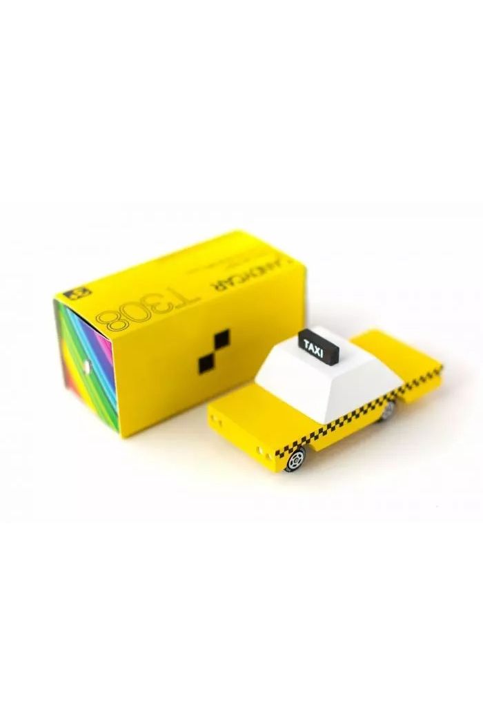 CLT Candycar - Yellow Taxi van Candylab Toys | Kids Conceptstore Le Fanfare