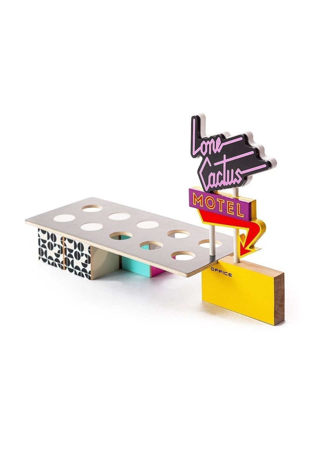 CLT STAC Lone Cactus Motel van Candylab Toys | Kids Conceptstore Le Fanfare