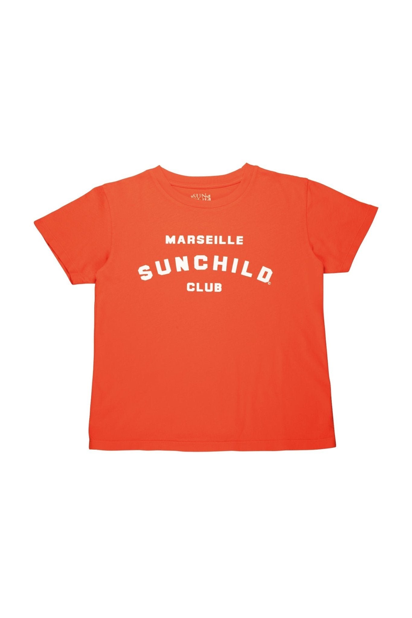 Club Tee Shirt - Tangerine van Sunchild | Kids Conceptstore Le Fanfare