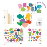 Collageknutsels - Vrolijk aquarium van Djeco | Kids Conceptstore Le Fanfare
