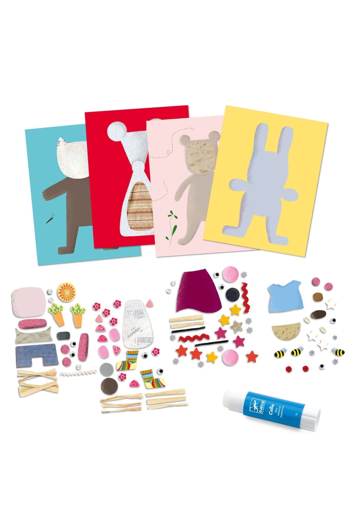 Collages voor de kleintjes van Djeco | Kids Conceptstore Le Fanfare