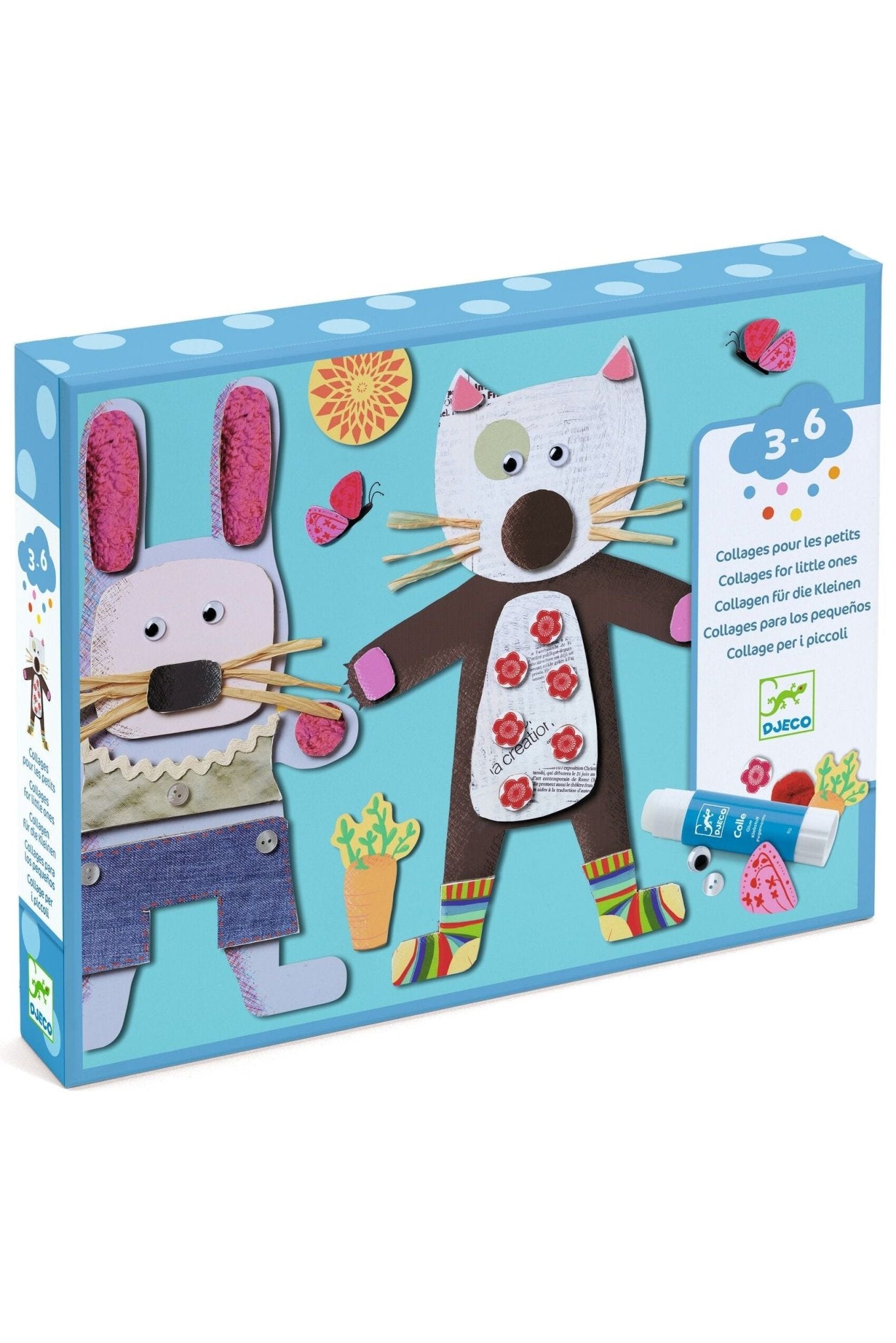 Collages voor de kleintjes van Djeco | Kids Conceptstore Le Fanfare