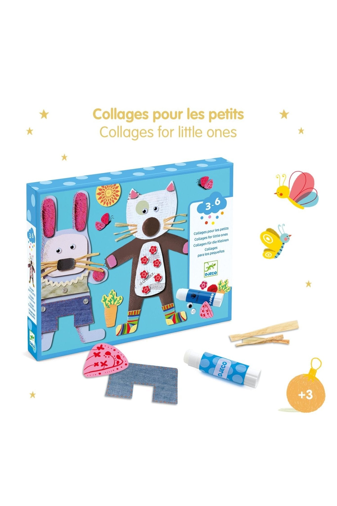Collages voor de kleintjes van Djeco | Kids Conceptstore Le Fanfare