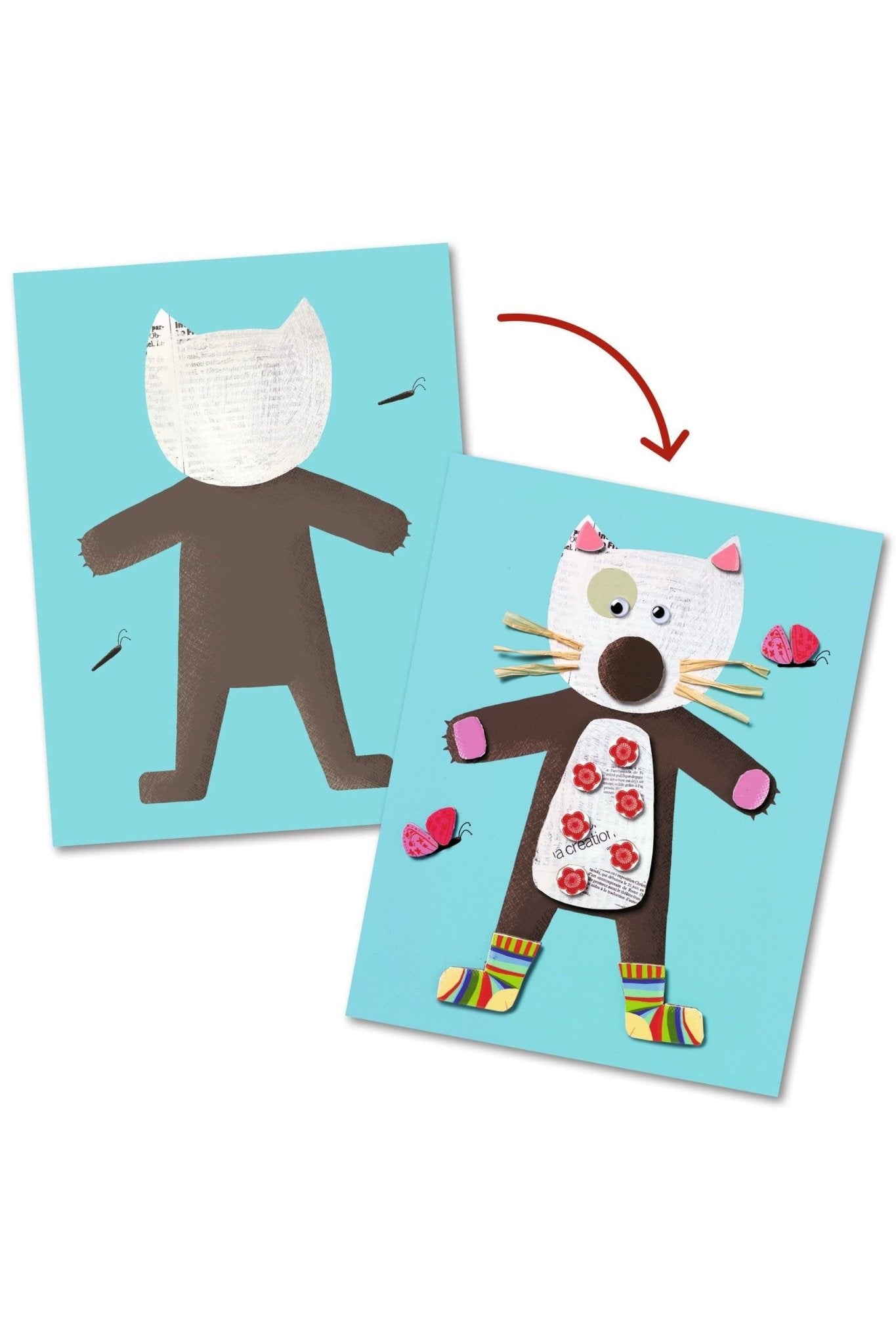 Collages voor de kleintjes van Djeco | Kids Conceptstore Le Fanfare