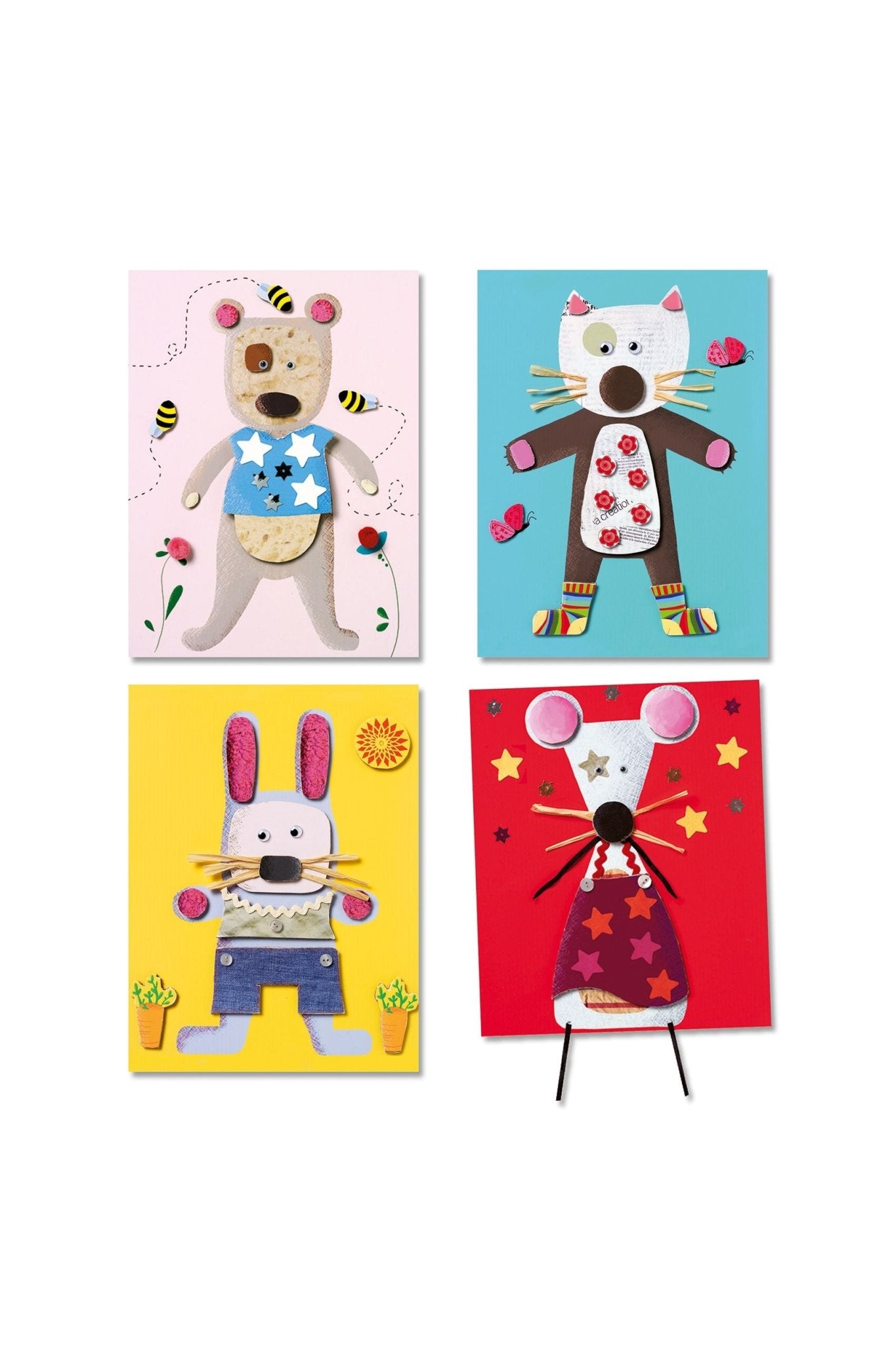 Collages voor de kleintjes van Djeco | Kids Conceptstore Le Fanfare