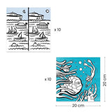 Coloring activity distributor - Ocean van Djeco | Kids Conceptstore Le Fanfare