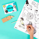 COLORING POCKET - ANIMALS van OMY | Kids Conceptstore Le Fanfare