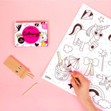 COLORING POCKET - LILY van OMY | Kids Conceptstore Le Fanfare