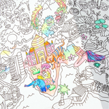 COLORING POSTER - ATLAS van OMY | Kids Conceptstore Le Fanfare
