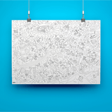 COLORING POSTER - COSMOS van OMY | Kids Conceptstore Le Fanfare