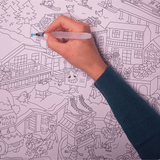 COLORING POSTER - I LOVE WINTER van OMY | Kids Conceptstore Le Fanfare