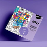 Coloring Poster - Kitty van OMY | Kids Conceptstore Le Fanfare