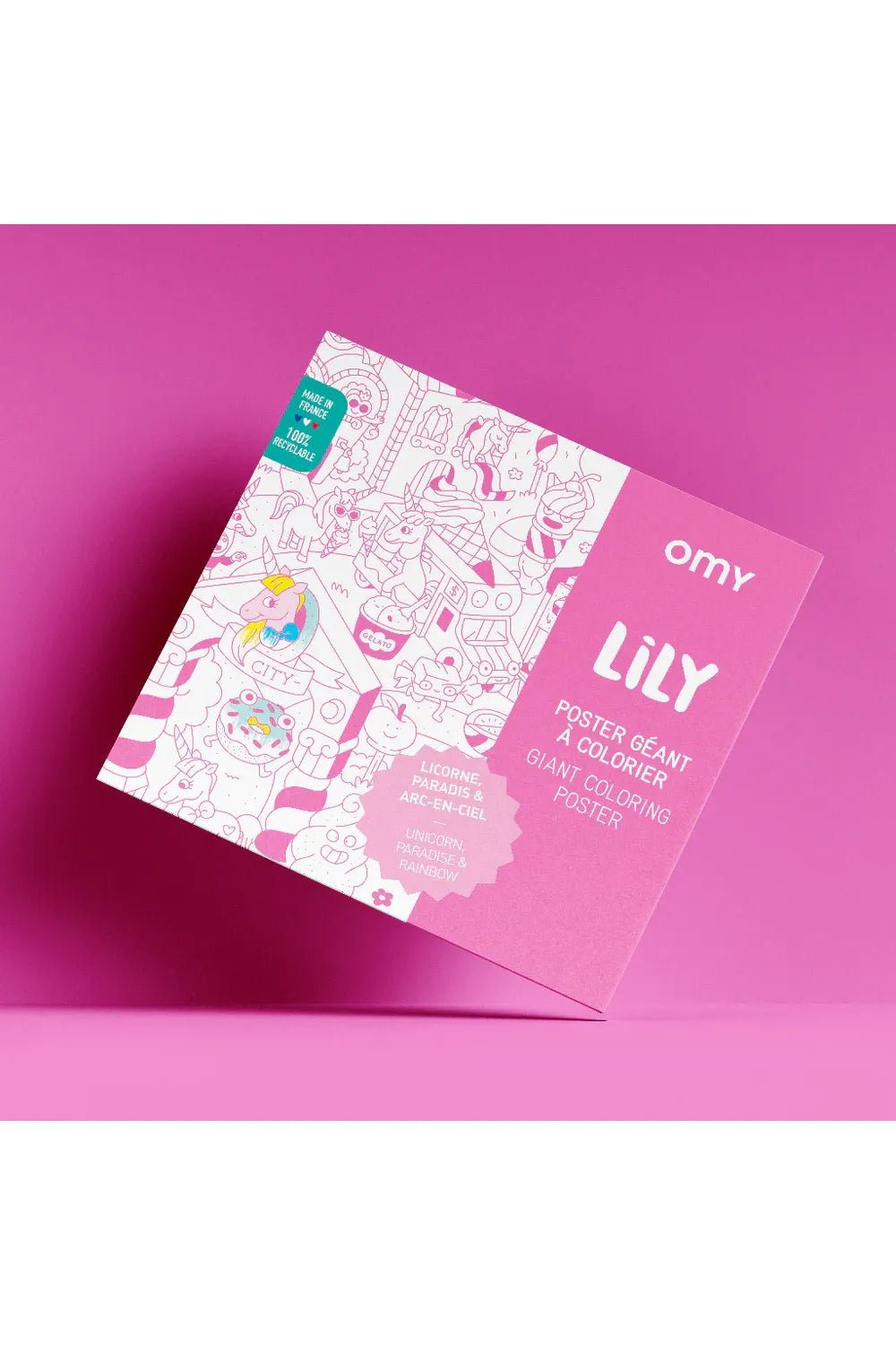 COLORING POSTER - LILY van OMY | Kids Conceptstore Le Fanfare