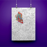 COLORING POSTER - MAGIC COLLEGE van OMY | Kids Conceptstore Le Fanfare