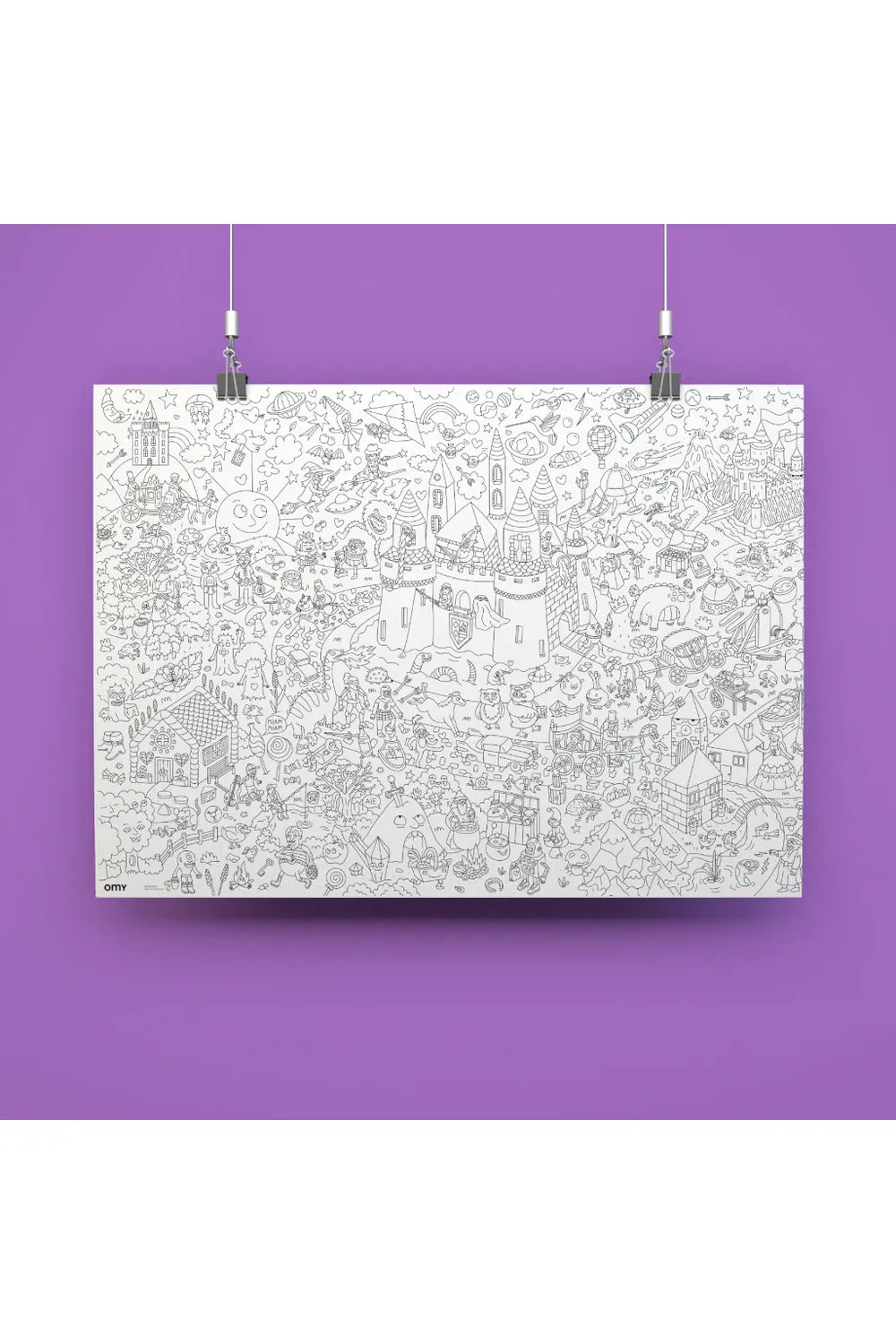 COLORING POSTER - MAGIC van OMY | Kids Conceptstore Le Fanfare