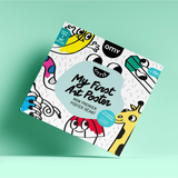 COLORING POSTER - MY FIRST ART van OMY | Kids Conceptstore Le Fanfare