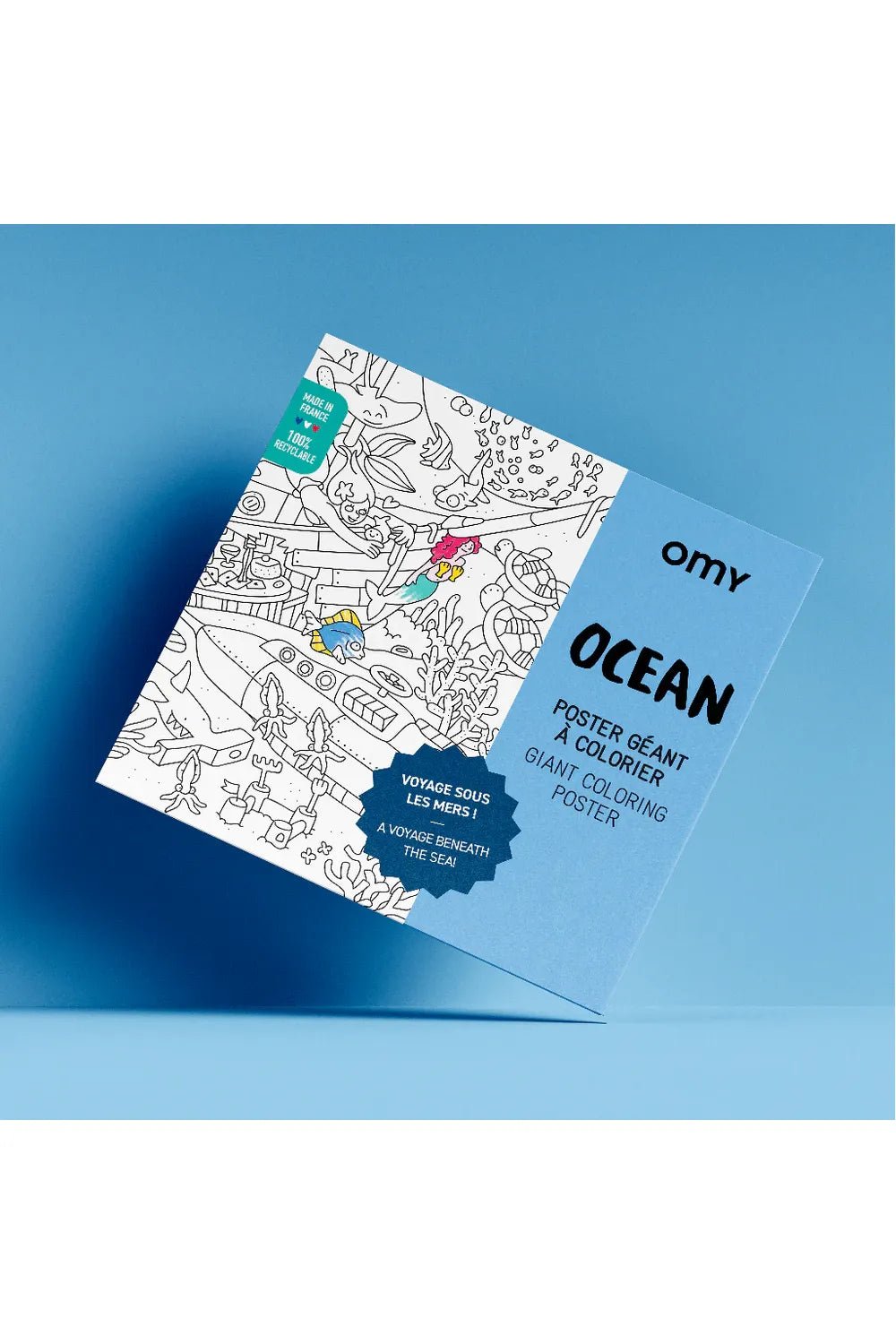COLORING POSTER - OCEAN van OMY | Kids Conceptstore Le Fanfare